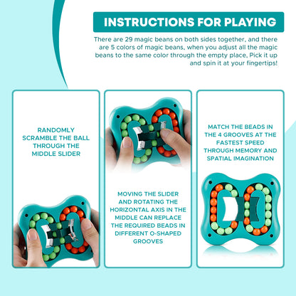 Fun Nation Rotating Magic Bean Toys Decompression Rotating Small Beads Magic Cube To… - product image 8 | Fun Nation