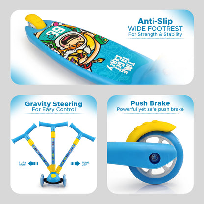 Fun Nation Smart Kick Scooter, Adjustable Height with LED Wheels (Choose Any Color) - product image 10 | Fun Nation