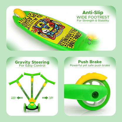 Fun Nation Smart Kick Scooter, Adjustable Height with LED Wheels (Choose Any Color) - product image 15 | Fun Nation