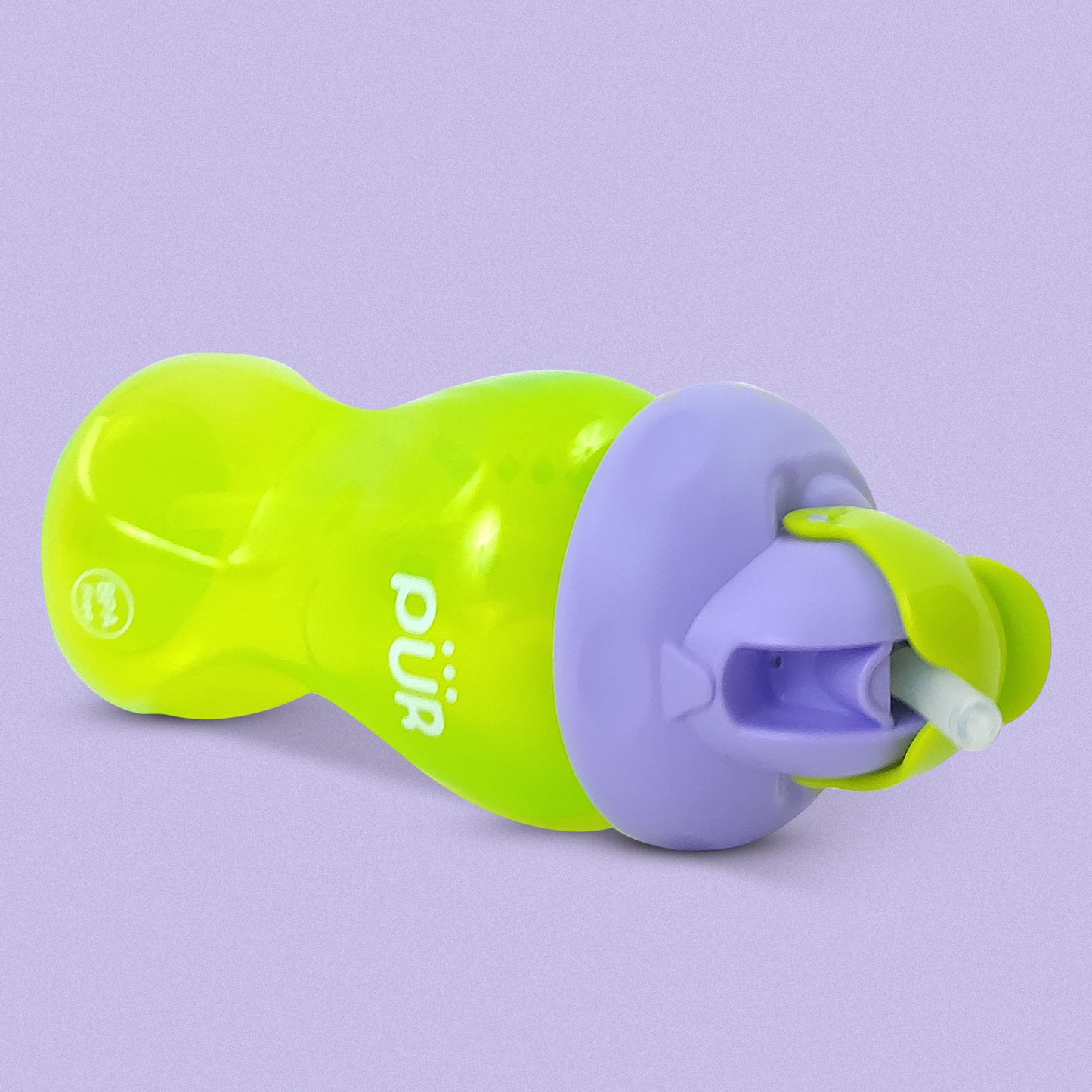 PUR 9811 Advanced Plus Wide Neck Feeding Bottle (5oz./150ml, Purple)