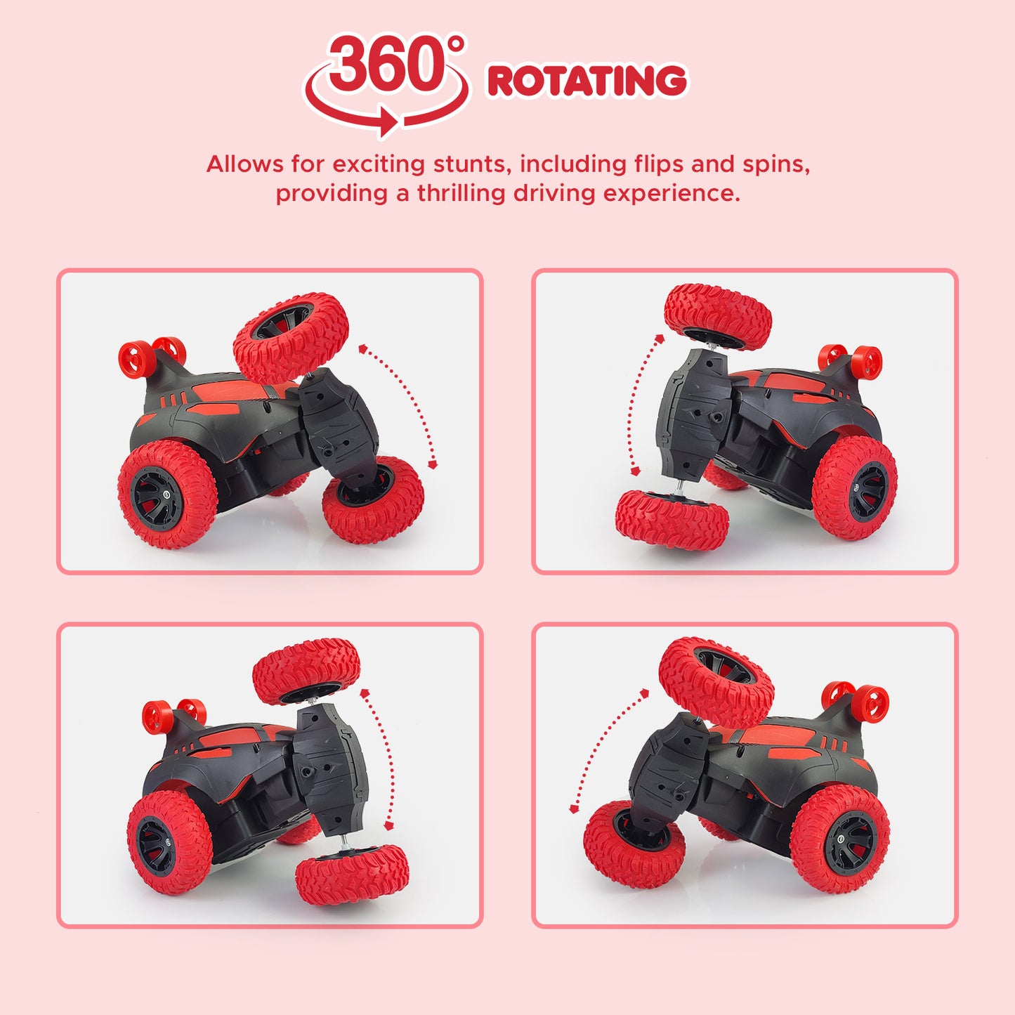 Fun Nation High Performance 360° Twisting Rechargeable Remote Control Stunt Car For… - product image 4 | Fun Nation
