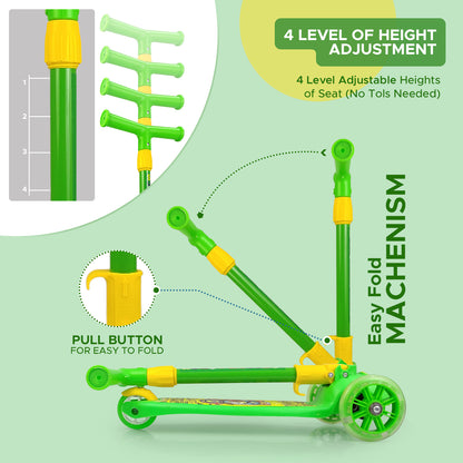 Fun Nation Smart Kick Scooter, Adjustable Height with LED Wheels (Choose Any Color) - product image 16 | Fun Nation