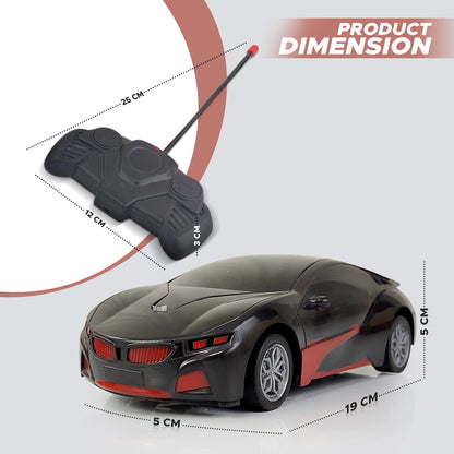 Fun Nation Chargeable 3D Remote Control Lighting Famous Car for Kids, (Red & Black) - product image 7 | Fun Nation