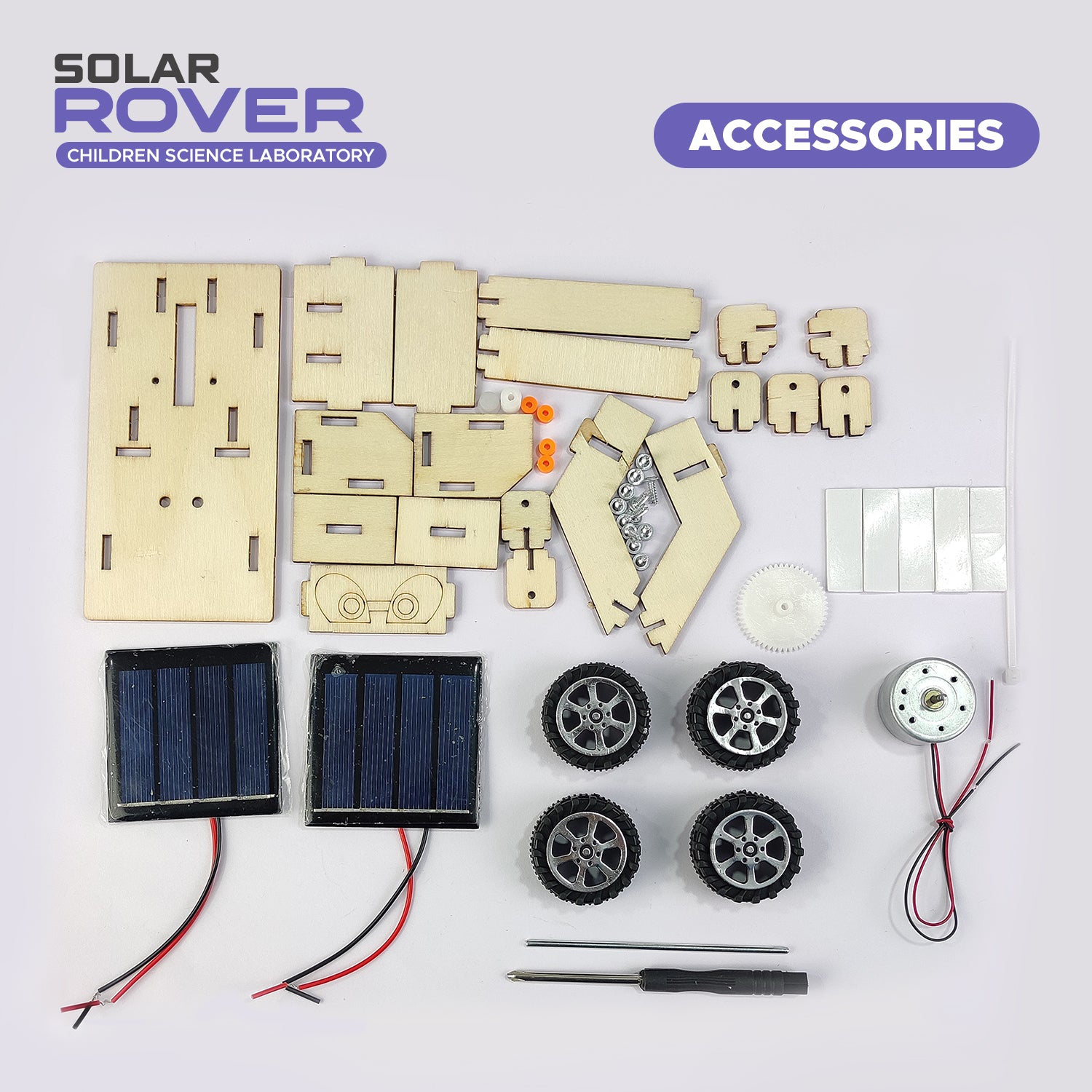 NHR DIY Solar Rover | STEM Toys | Science Project Kit Educational Toy For Kids 6+ Years | STEM Toys For Experiment Purpose