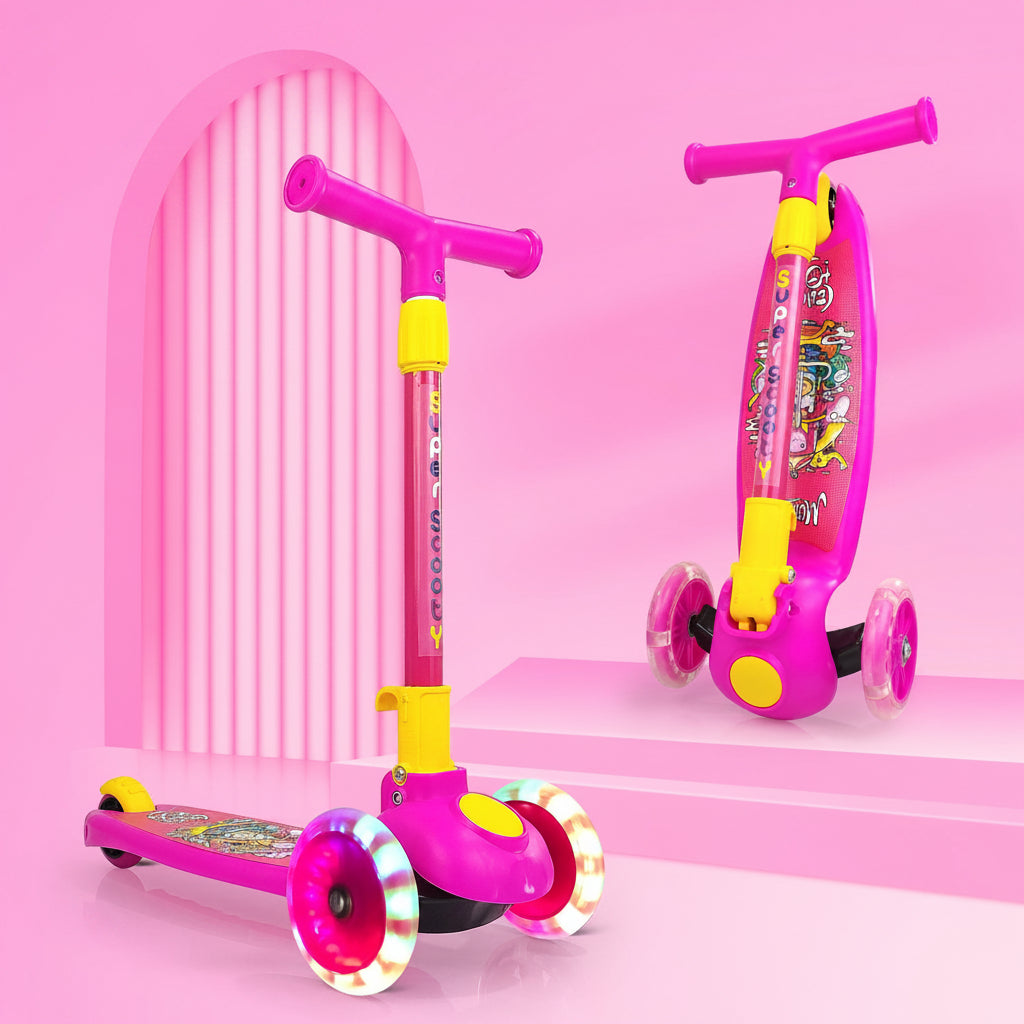 Fun Nation Smart Kick Scooter, Adjustable Height with LED Wheels (Choose Any Color) - product image 24 | Fun Nation