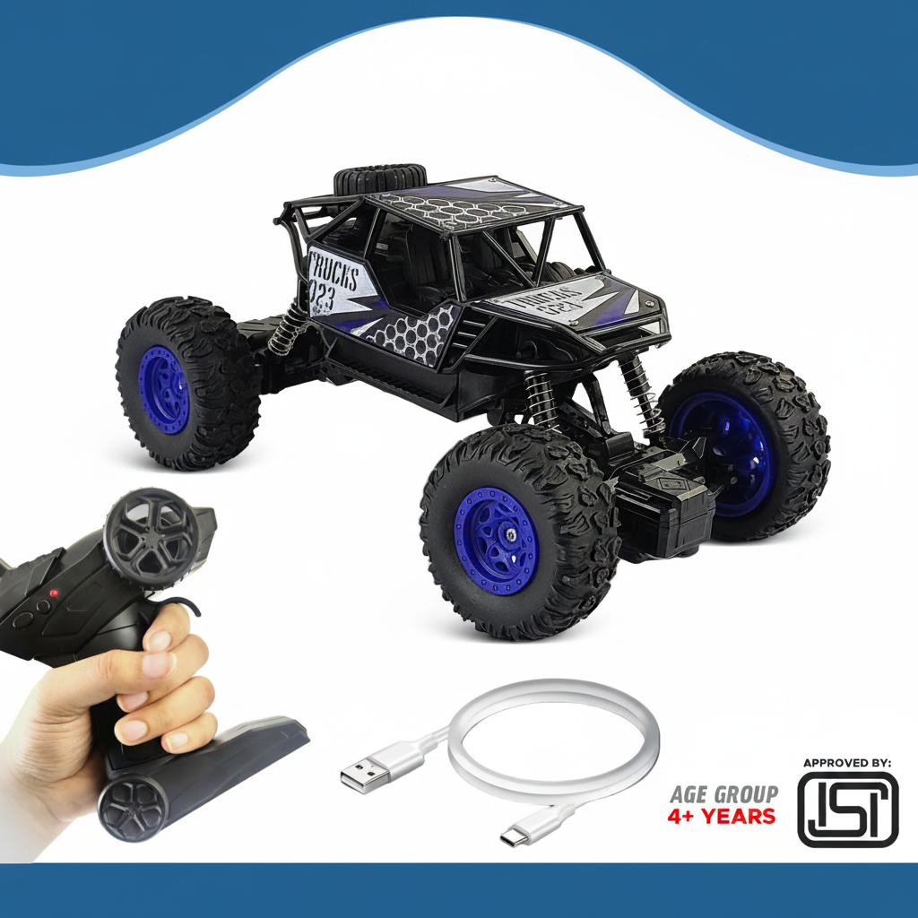 Fun Nation Rock Crawler 4 Wheel Remote Control Racing Car Age 4+ Years - product image 1 | Fun Nation