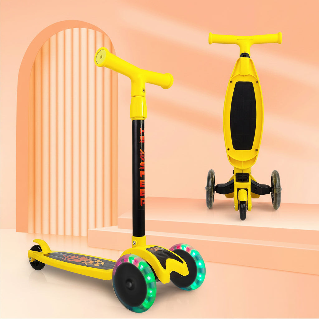 Fun Nation 4 Level Adjustable Height Smart Kick Scooter With LED Light Up Wheels - product image 23 | Fun Nation