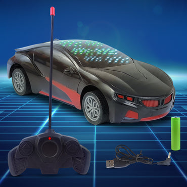 Fun Nation Chargeable 3D Remote Control Lighting Famous Car for Kids, (Red & Black) - product image 2 | Fun Nation